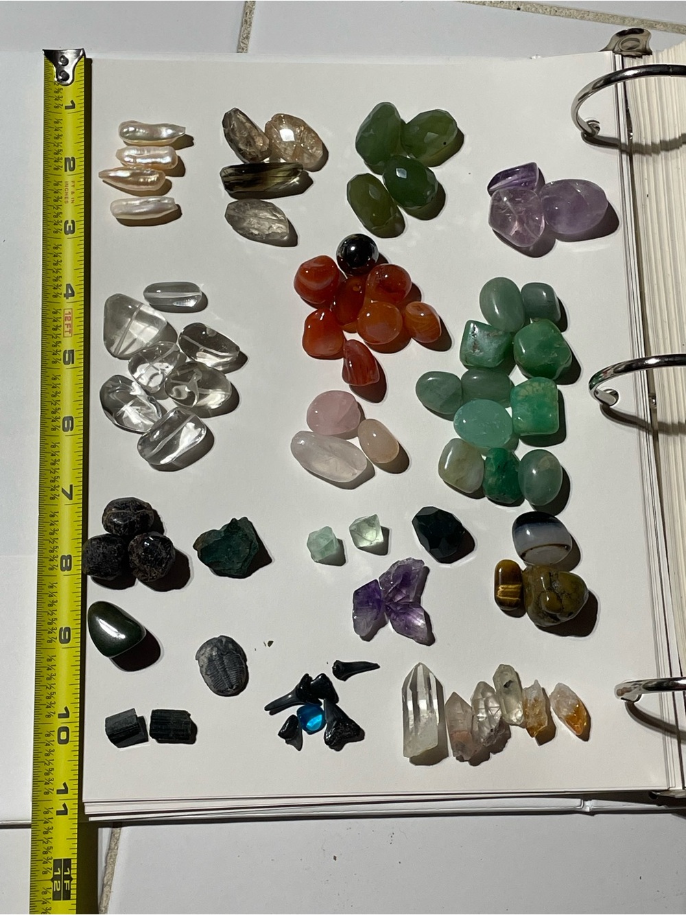 Assorted Polished Gemstone Mix with holes. Unpolished no holes.
